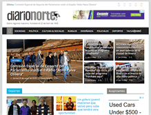 Tablet Screenshot of diarionorte.com.uy